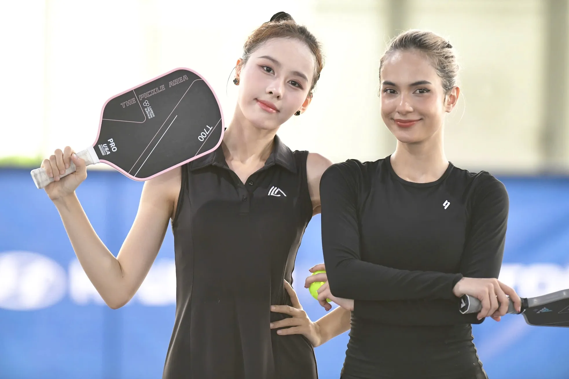 Á hậu Ngọc Hằng, Emma Lê dậy từ 3h sáng chuẩn bị thi đấu ở Giải Vô địch Pickleball Vietnam ảnh 2