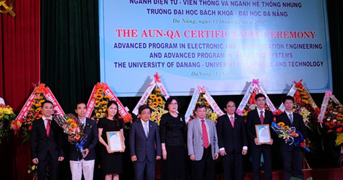 Hai ngành ĐH Bách khoa Đà Nẵng đứng thứ 2 Đông Nam Á theo chuẩn AUN-QA