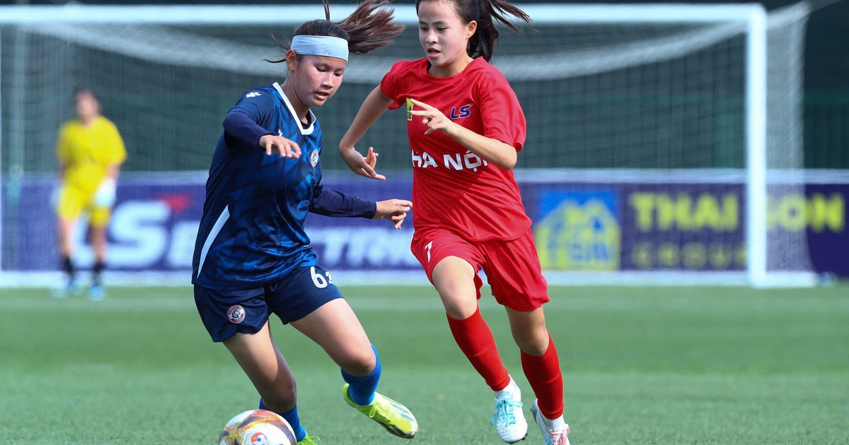 U.16 ហាណូយ ឈ្នះធំជាមួយ Vinh Phuc ឱកាសឈ្នះជើងឯកកាន់តែកៀក