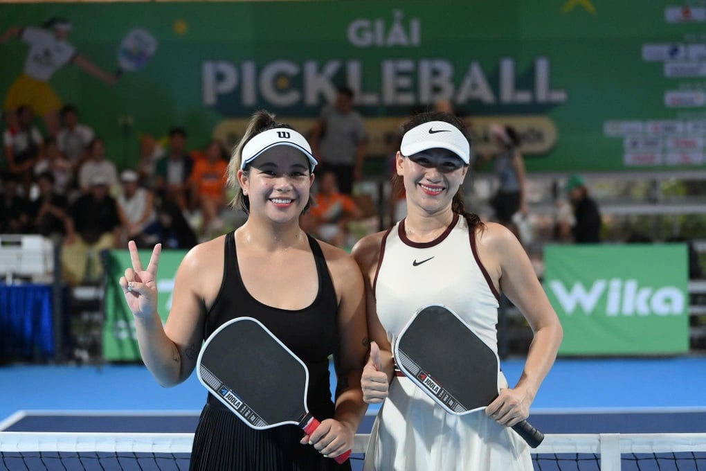 Nữ VĐV xinh đẹp vỡ oà cảm xúc khi vô địch giải pickleball Dân trí - 5