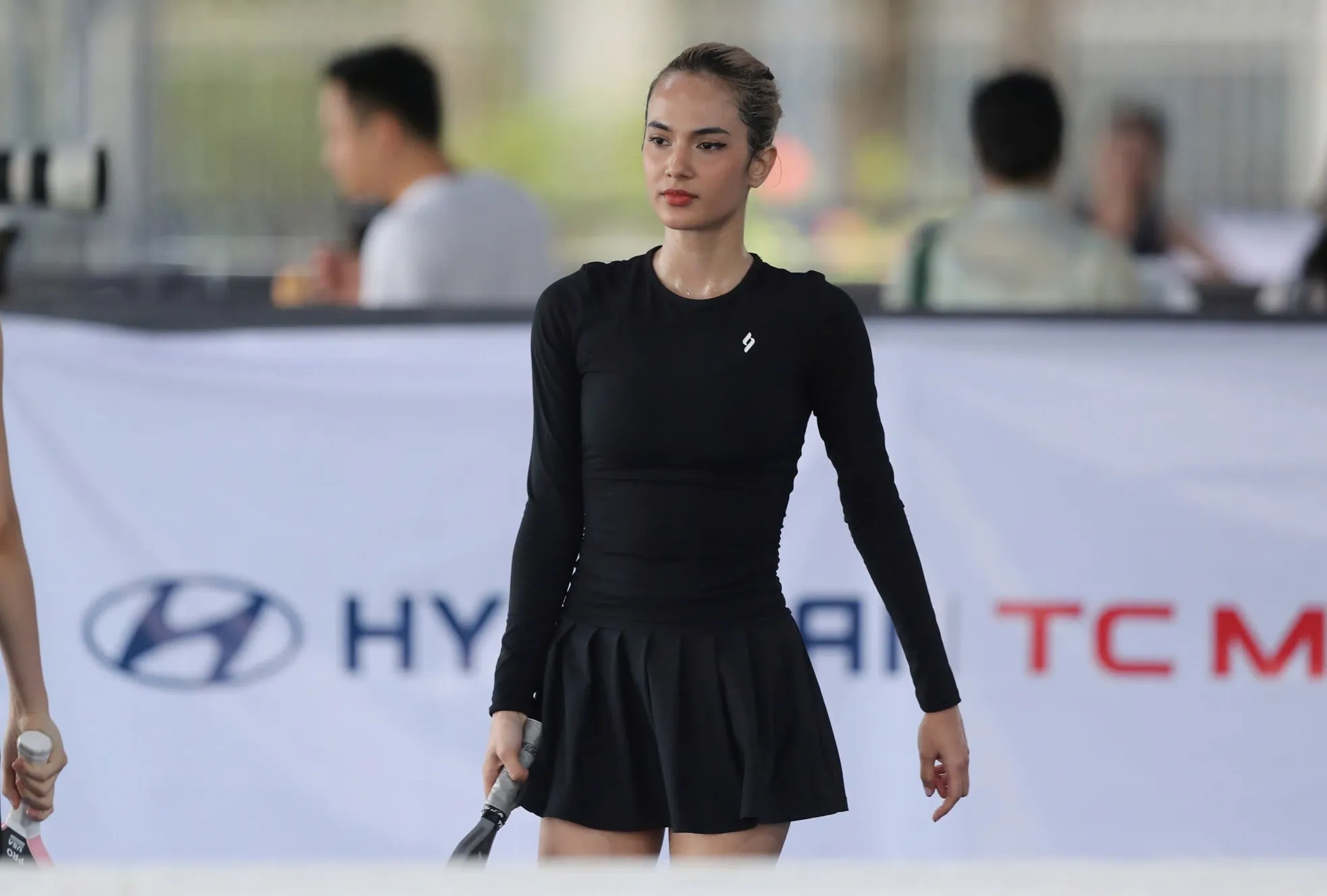 Á hậu Ngọc Hằng, Emma Lê dậy từ 3h sáng chuẩn bị thi đấu ở Giải Vô địch Pickleball Vietnam ảnh 4