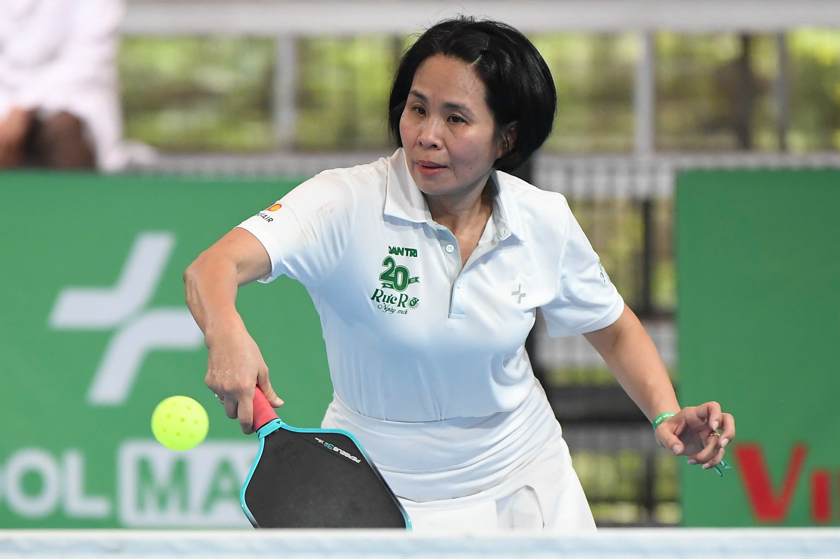 Những điều đặc biệt trong ngày thi đấu đầu tiên giải pickleball báo Dân trí - 1