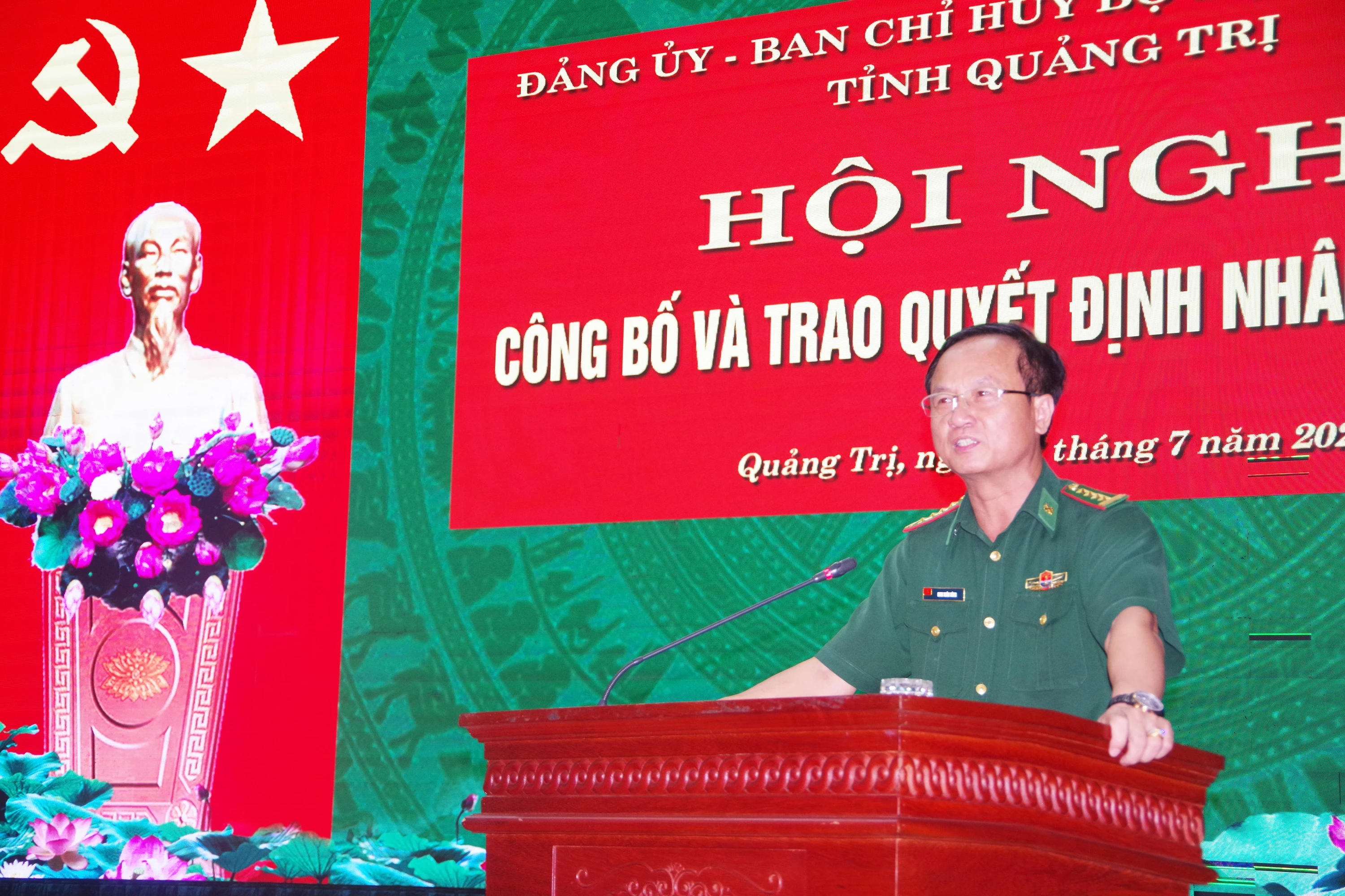 Bộ đội Biên phòng tỉnh trao quyết định nhân sự