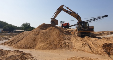 Research on alternative materials for construction sand in Da Nang
