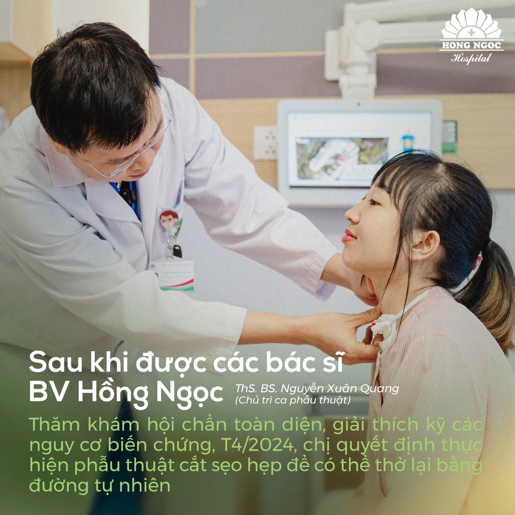 Phẫu thuật sẹo hẹp thanh quản, “tái sinh” hơi thở sau 2 năm sống nhờ ống thở nhân tạo - 4