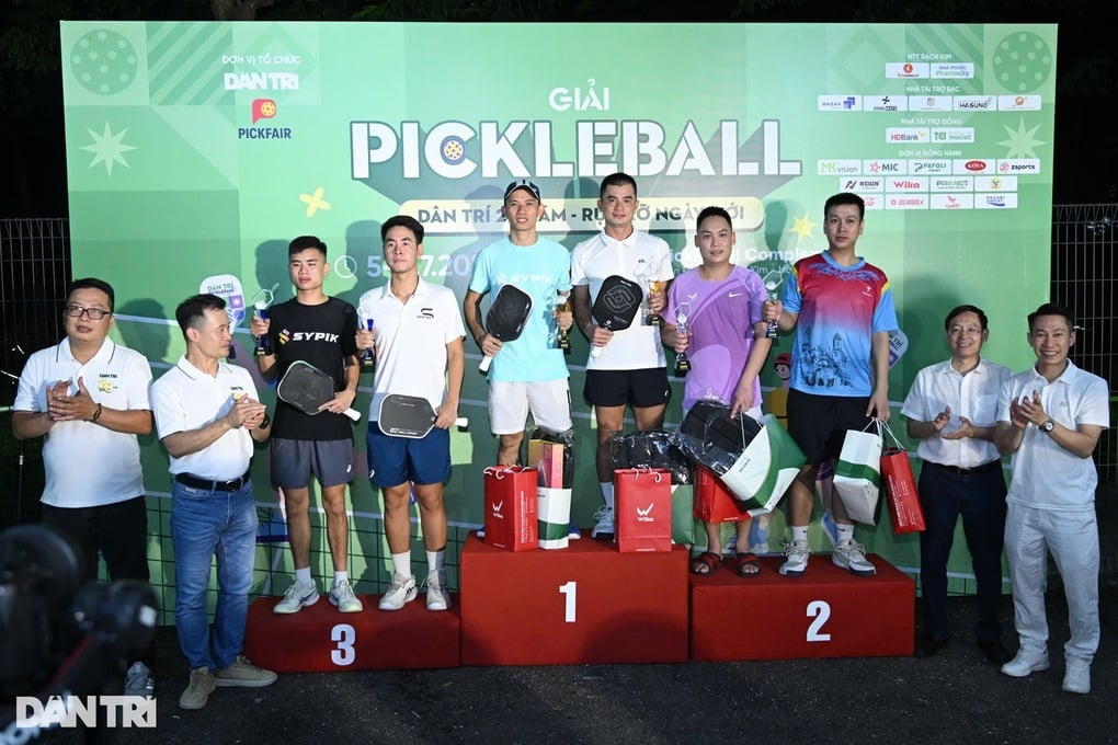 Các nhà vô địch giải đấu pickleball Dân trí 20 năm - Rực rỡ ngày mới - 4