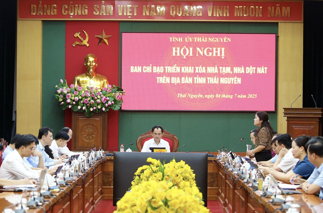 Thái Nguyên: Đẩy mạnh xóa nhà tạm, nhà dột nát cho dân trước ngày 31/8 - Ảnh 1.