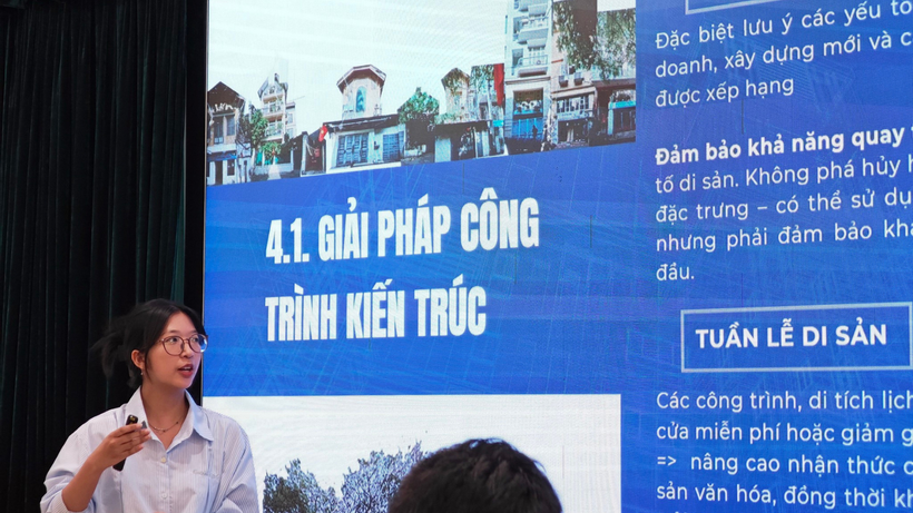 Nhiều giải pháp cải tạo cảnh quan đô thị và quản lý các tuyến phố thiết thực được các sinh viên đề xuất. (Ảnh: SIS)