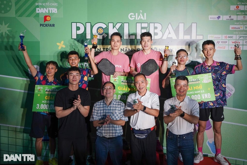 Các nhà vô địch giải đấu pickleball Dân trí 20 năm - Rực rỡ ngày mới - 9