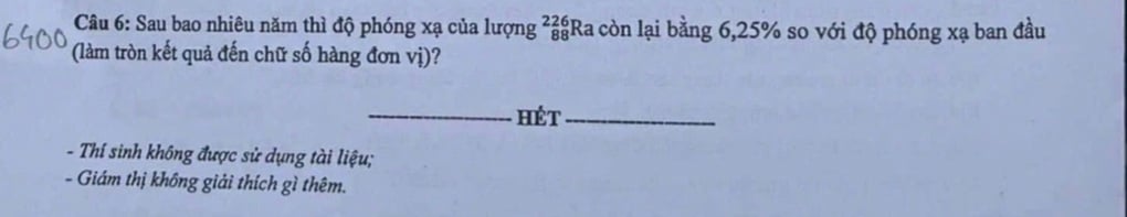 Lần đầu tiên một câu vật lý thi tốt nghiệp THPT có hai đáp án - 1