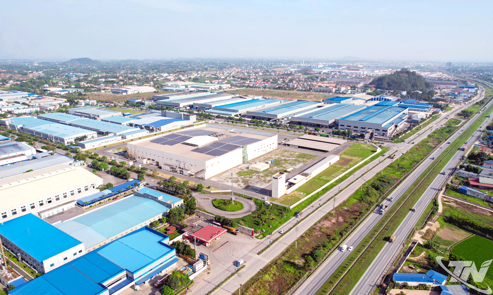 Khu Công nghiệp Điềm Thụy đang tiếp tục thu hút nhiều nhà đầu tư lớn trong và ngoài nước.