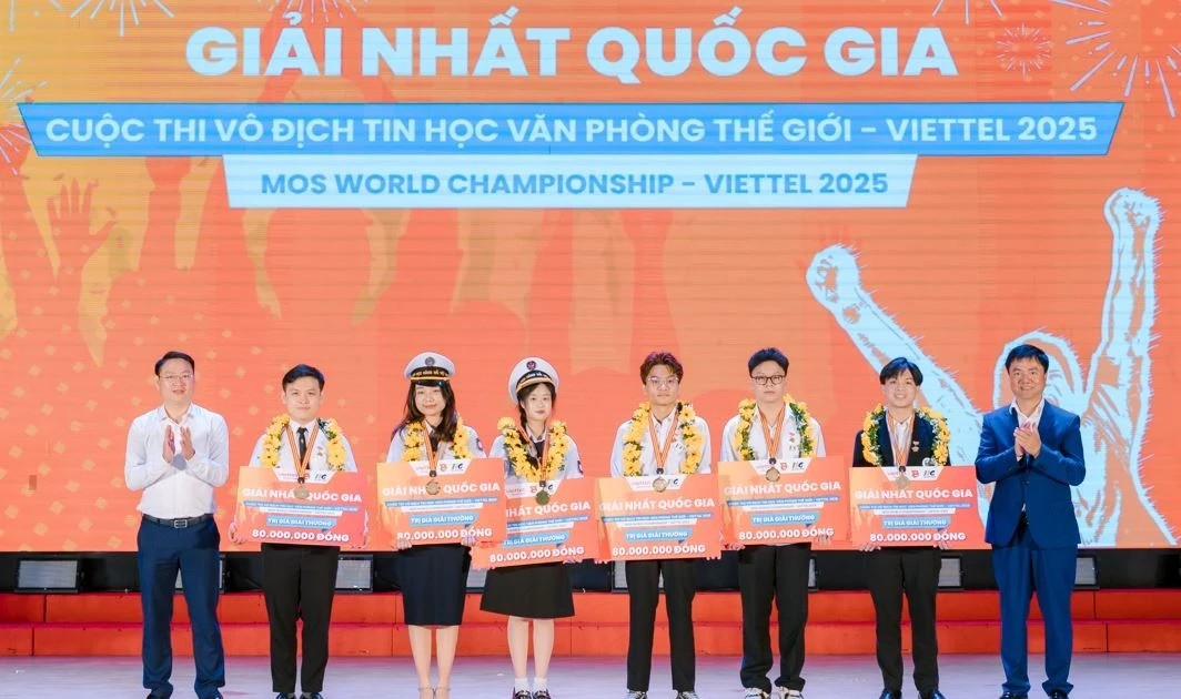 6 gương mặt đại diện Việt Nam tranh tài Vô địch tin học văn phòng thế giới