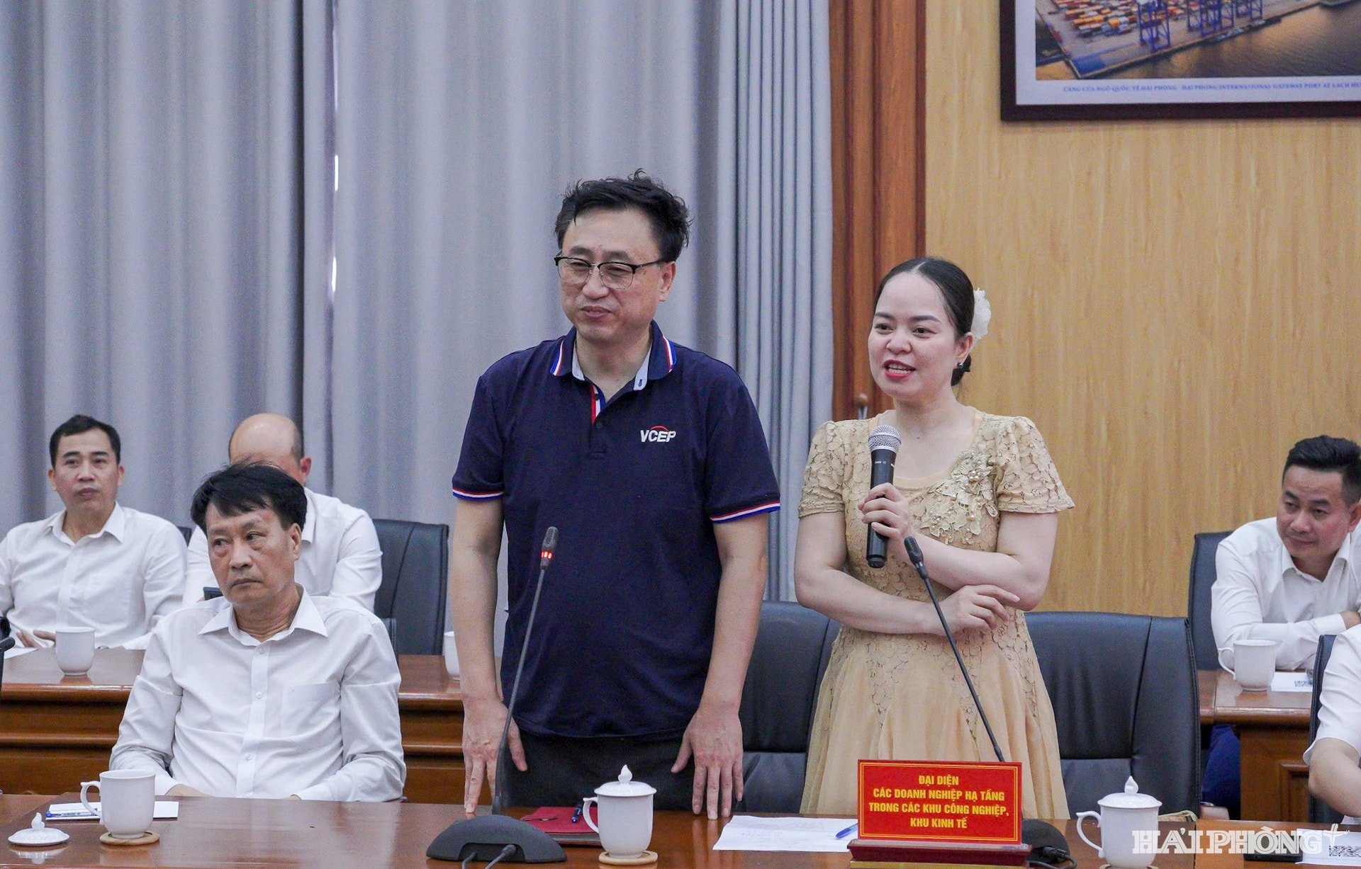 តំណាងអ្នកវិនិយោគសួនឧស្សាហកម្ម Dai An ថ្លែងមតិក្នុងសន្និសីទ
