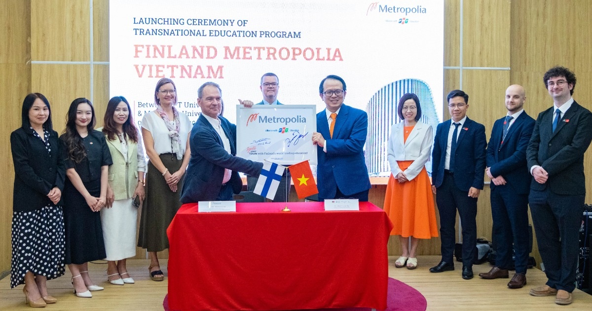 Cơ hội học đại học theo chuẩn Phần Lan ngay trong nước cho học sinh Việt