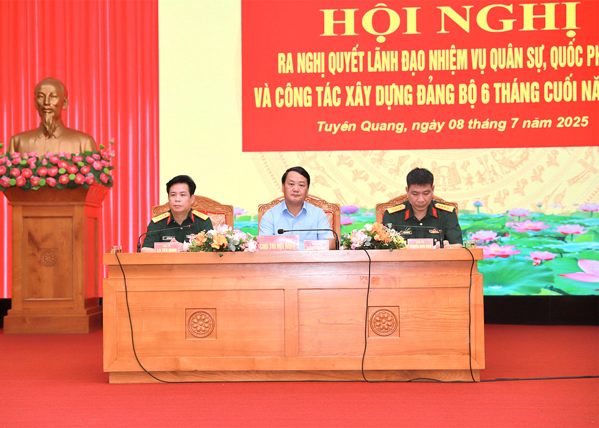 Đảng ủy Quân sự tỉnh ra Nghị quyết lãnh đạo nhiệm vụ quân sự, quốc phòng 6 tháng cuối năm