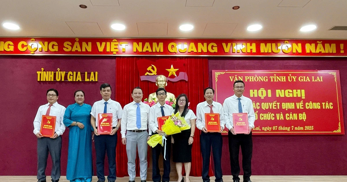 គណៈកម្មាធិការបក្សខេត្ត Gia Lai ប្រកាសសេចក្តីសម្រេចលើការងារបុគ្គលិក