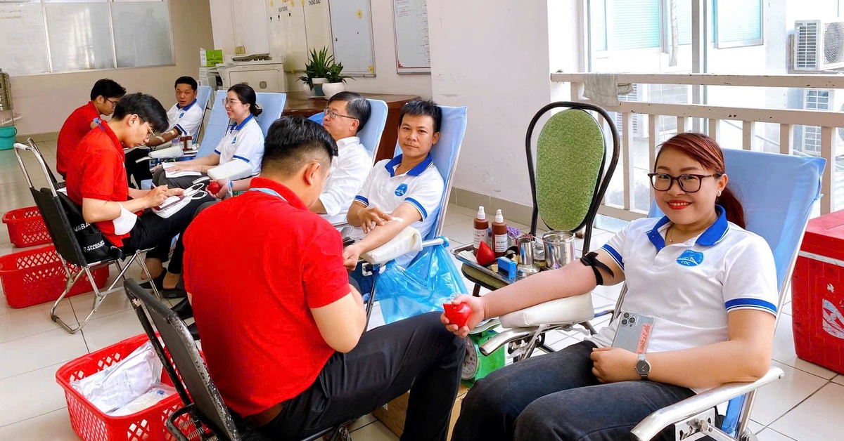 El Departamento de Salud de la ciudad de Can Tho solicita donaciones de sangre urgentes