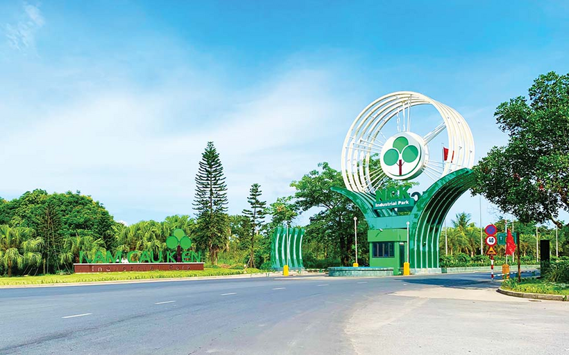 Khu công nghiệp Nam Cầu Kiền đạt nhiều tiêu chí trong xây dựng khu công nghiệp siinh thái. Ảnh minh họa