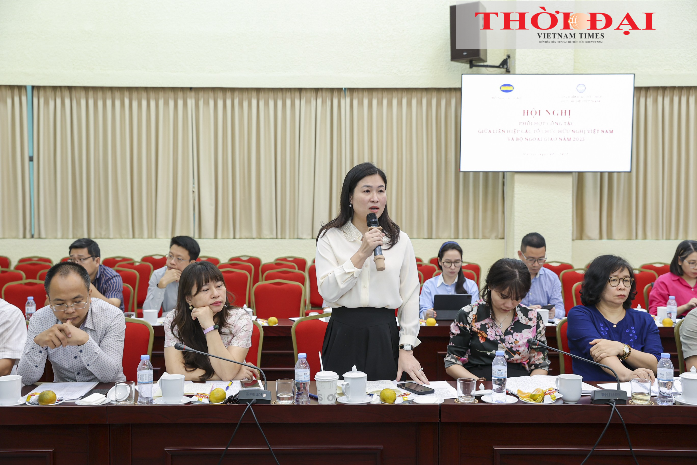 Liên hiệp các tổ chức hữu nghị Việt Nam và Bộ Ngoại giao trao đổi cơ chế phối hợp trong bối cảnh, tình hình mới