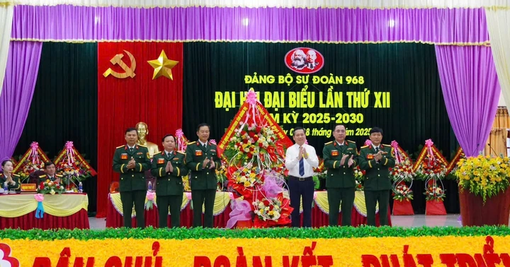 The 12th Congress of the Party Committee of Division 968, term 2025-2030