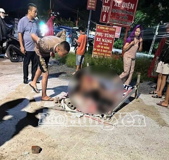 Hiện trường một vụ tai nạn giao thông