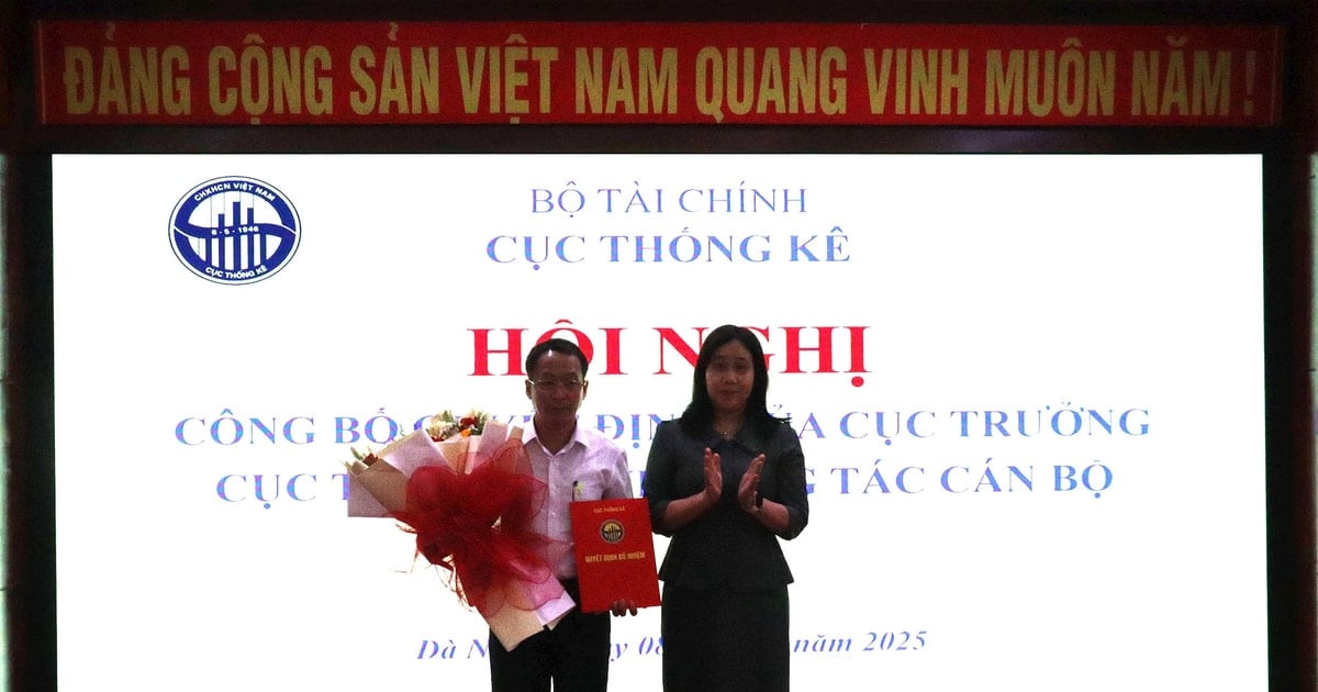 Công bố công tác cán bộ cơ quan Thống kê Đà Nẵng