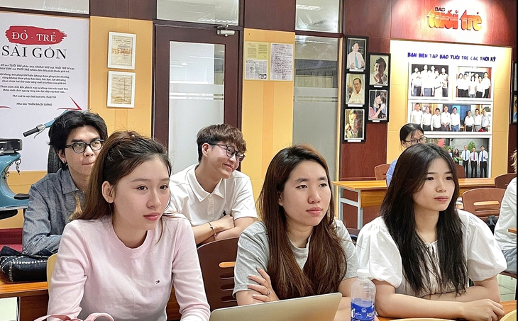 Đào tạo tại báo Tuổi Trẻ: 'Mỗi buổi học là một lần thực chiến' - Ảnh 2.