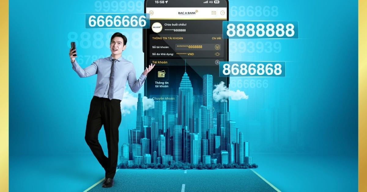BAC A BANK ra mắt dịch vụ Tài khoản số đẹp