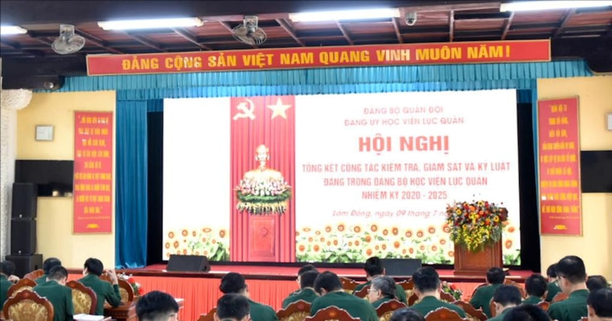Học viện Lục quân nâng cao hiệu quả công tác kiểm tra, giám sát và kỷ luật Đảng