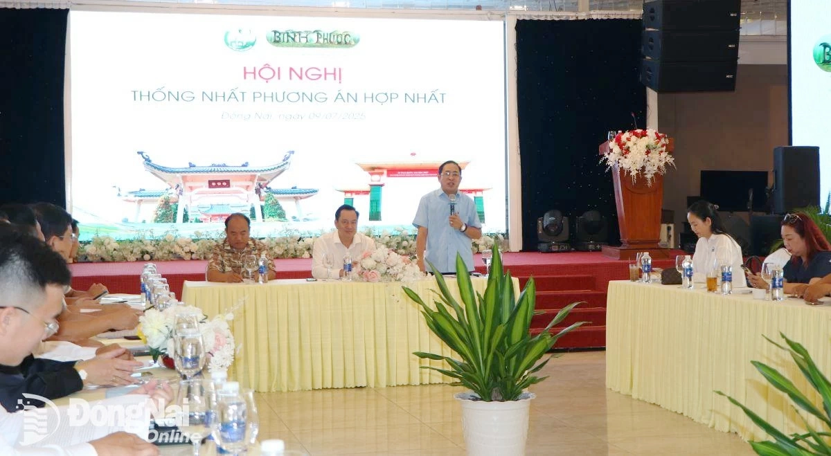 Quang cảnh hội nghị sáng 9-7. Ảnh: Ngọc Liên
