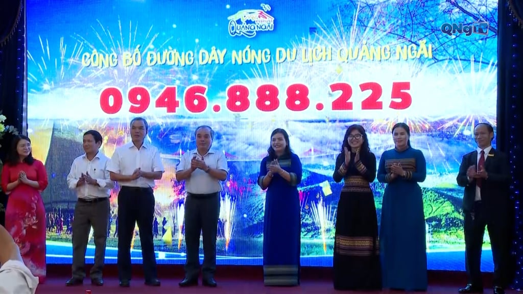 មន្ទីរវប្បធម៌ កីឡា និងទេសចរណ៍ បានប្រកាសអំពីខ្សែទូរស័ព្ទទាន់ហេតុការណ៍ទេសចរណ៍ Quang Ngai ដើម្បីស្តាប់ និងទទួលមតិកែលម្អ សំណូមពរ និងគំនិតផ្តួចផ្តើមនានាពាក់ព័ន្ធនឹងសកម្មភាពទេសចរណ៍ក្នុងខេត្ត។