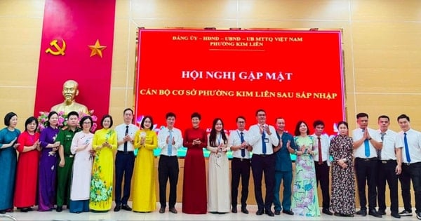 Phường Kim Liên gặp mặt 250 cán bộ cơ sở sau sáp nhập