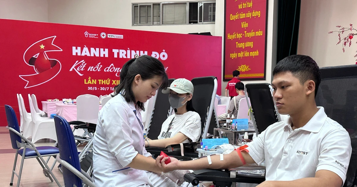 Viện huyết học kêu gọi thêm 30.000 người hiến máu trong dịp Hè