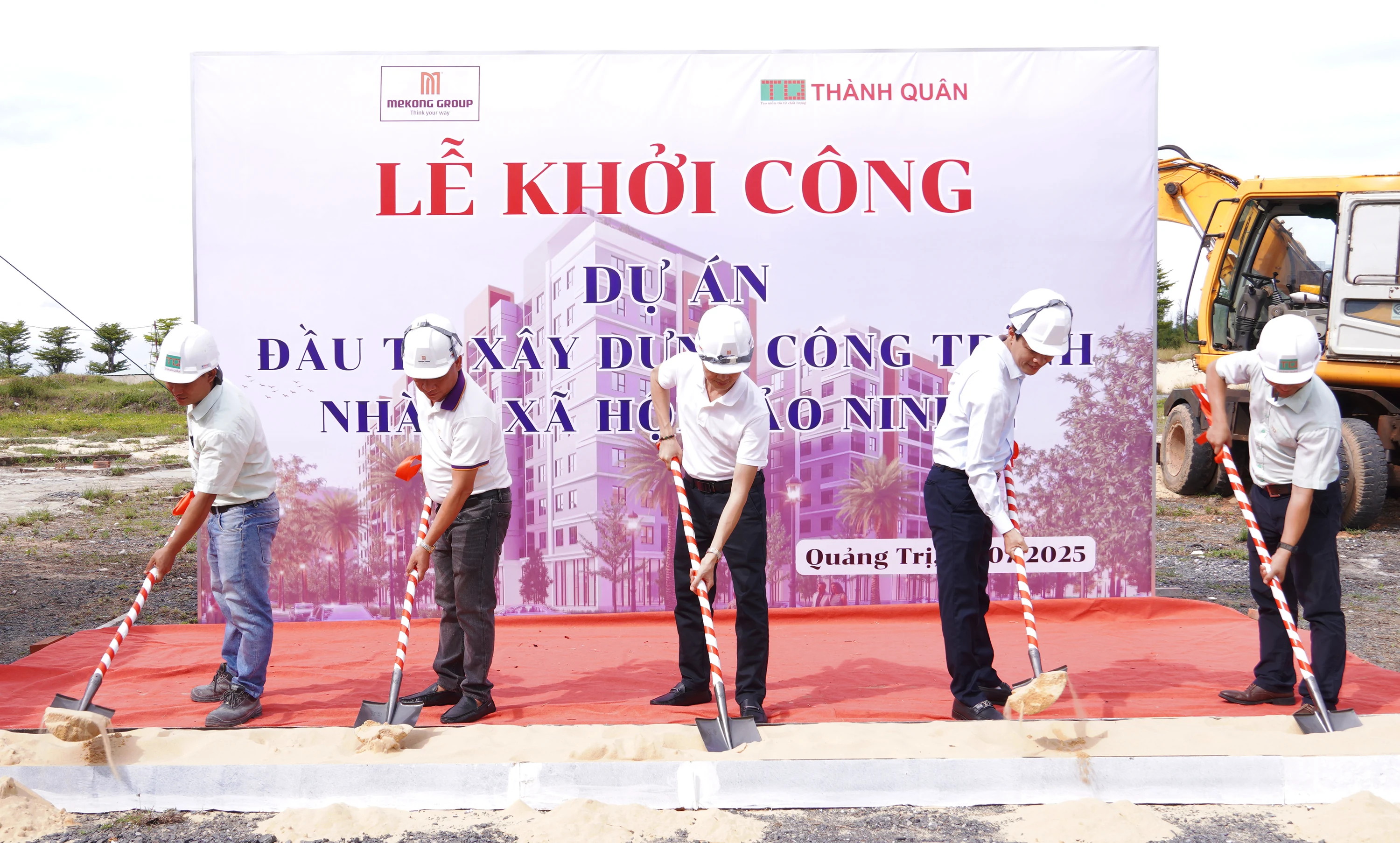 Khởi công dự án đầu tư xây dựng công trình nhà ở xã hội Bảo Ninh 2
