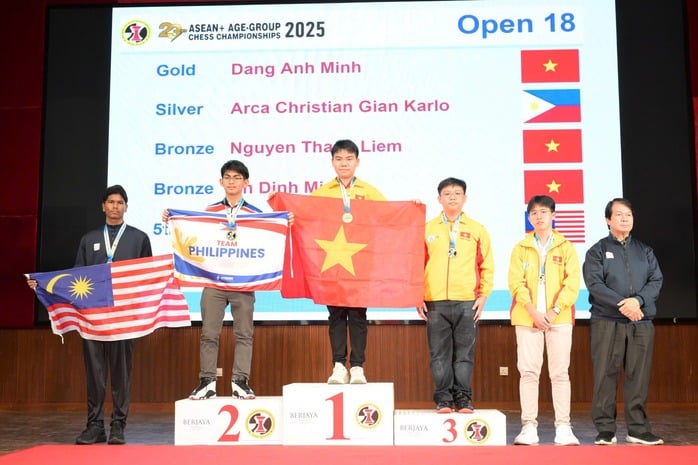 Kỳ thủ trẻ Việt Nam đại thắng Giải vô địch các nhóm tuổi Đông Nam Á 2025- Ảnh 3.