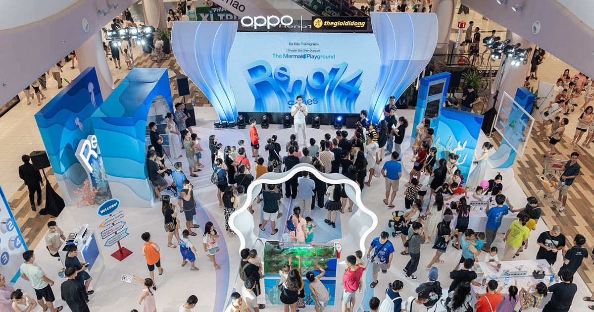 OPPO tái hiện đại dương kỳ ảo qua sự kiện trải nghiệm Reno14 series