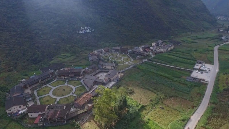 Làng Văn hóa Du lịch cộng đồng dân tộc H'Mông thôn Pả Vi Hạ, xã Mèo Vạc, tỉnh Tuyên Quang. (Ảnh TN)