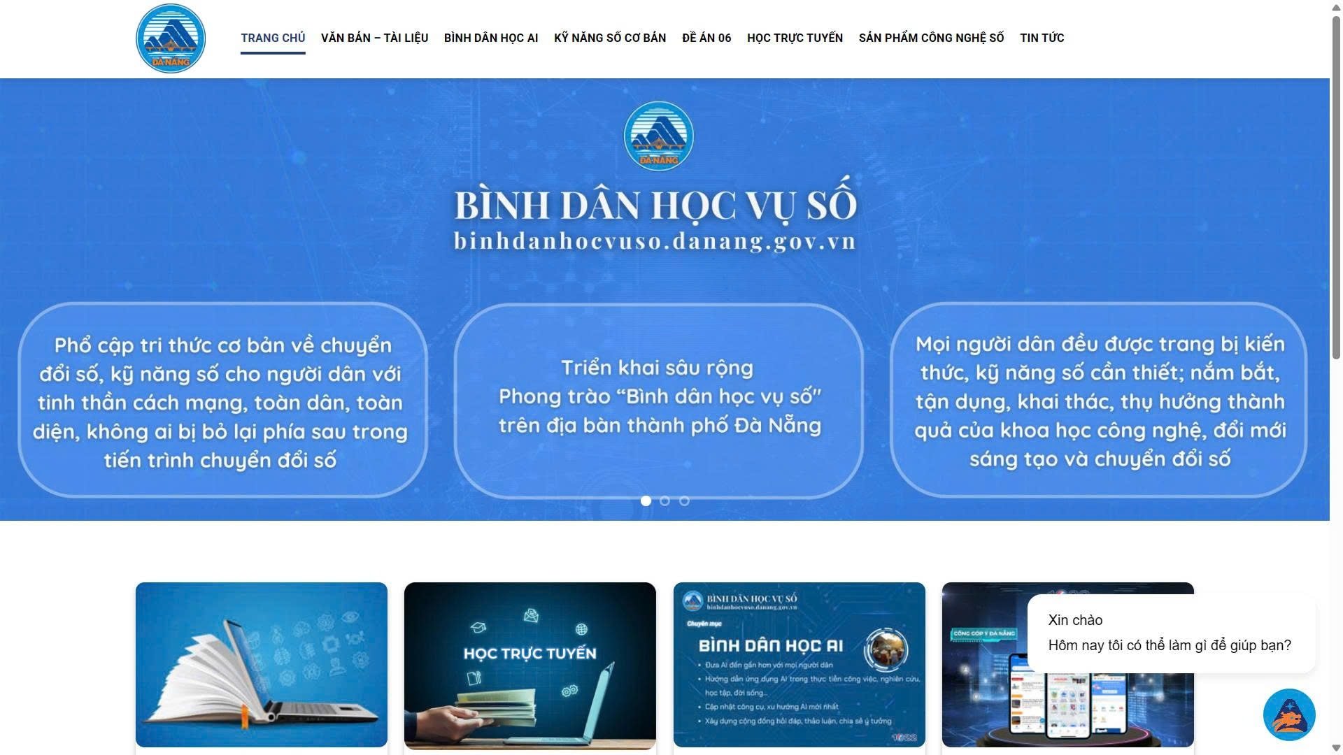 Người dân truy cập Cổng 