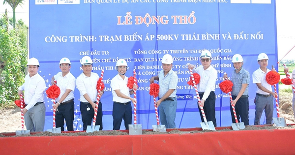 EVNNPT triển khai thi công dự án Trạm biến áp 500kV Thái Bình và đường dây đấu nối