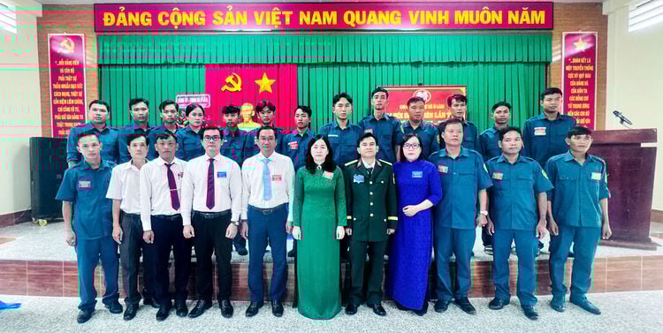 O Lam Commune Military Party Cell held the 1st Party Congress