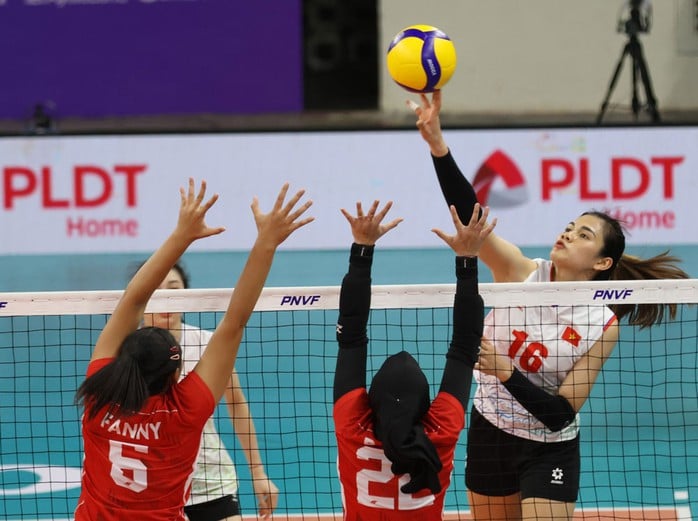 Bóng chuyền nữ Việt Nam quyết thắng Indonesia- Ảnh 1.