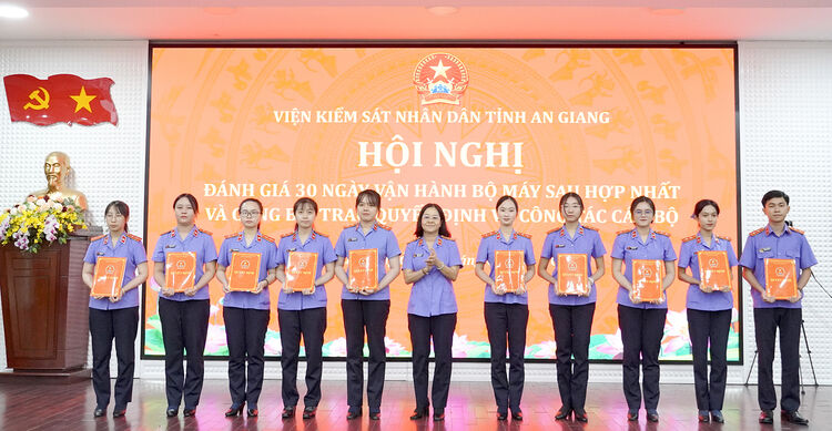 Viện Kiểm sát nhân dân tỉnh An Giang đánh giá sau 30 ngày vận hành tổ chức bộ máy sau hợp nhất
