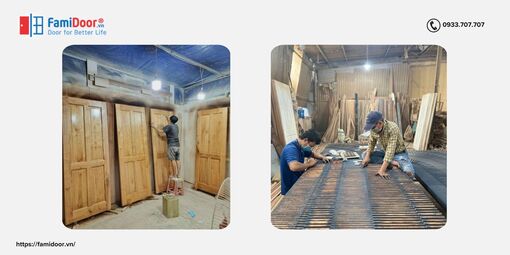 Những mẫu cửa gỗ phòng ngủ đẹp, hiện đại, giá tốt