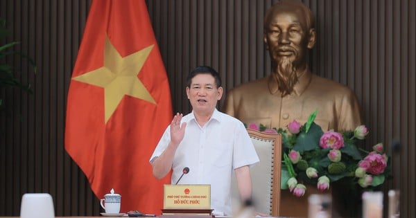 Phó Thủ tướng Hồ Đức Phớc chủ trì cuộc họp kế hoạch tài chính - ngân sách