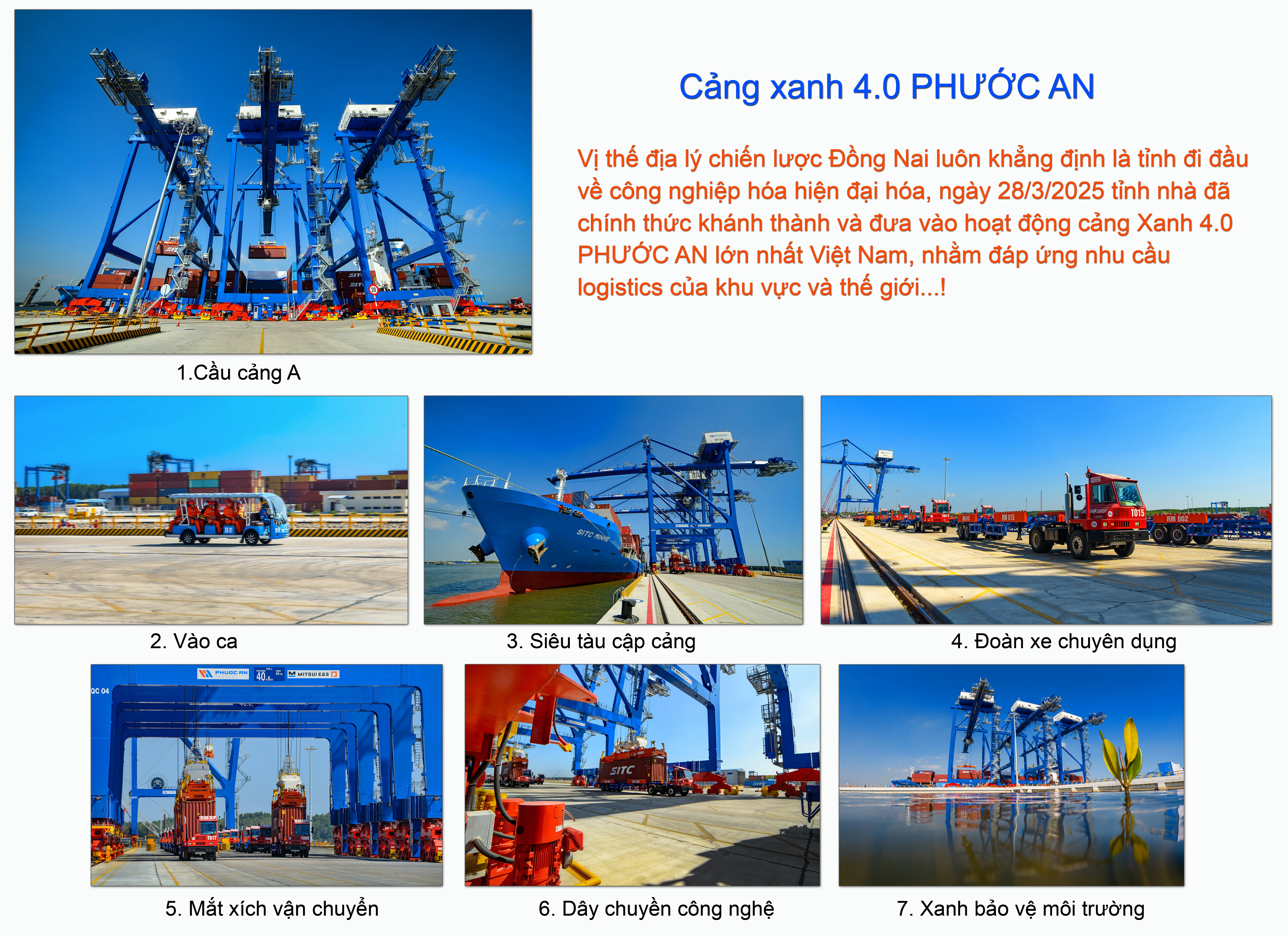 Tác phẩm Cảng xanh 4.0 Phước An của tác giả Nguyễn Thành An đoạt giải ba. Ảnh: BTC cuộc thi
