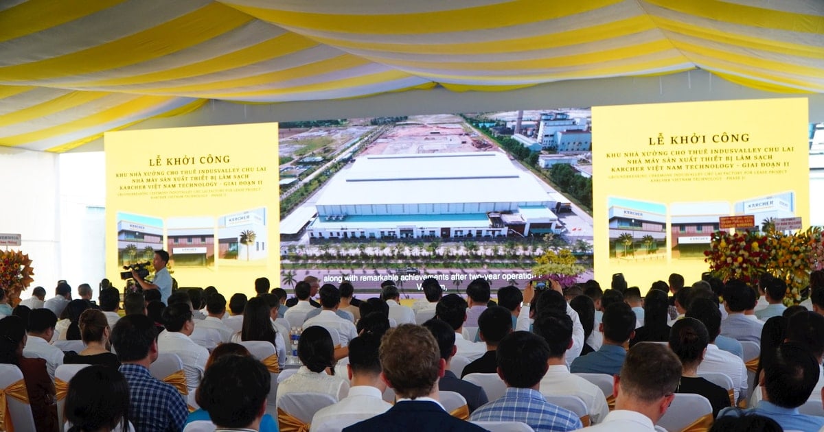 Khởi công dự án Khu nhà xưởng cho thuê Indusvalley Chu Lai - Nhà máy sản xuất thiết bị làm sạch Karcher Việt Nam Technology giai đoạn 2