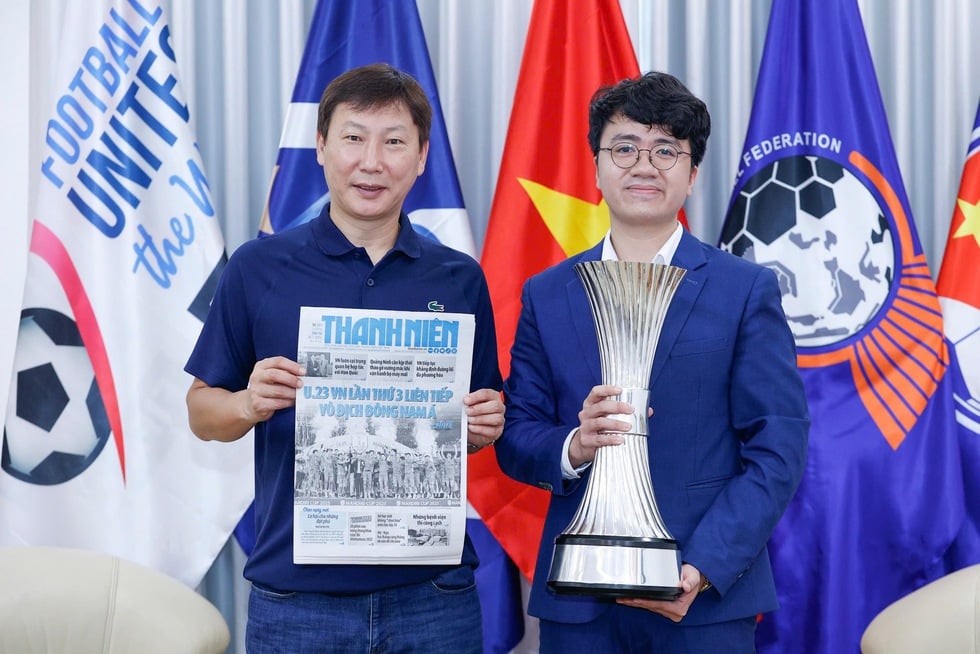 HLV Kim Sang-sik đã ‘thấy’ được bàn thắng của U.23 Việt Nam trước khi Công Phương ghi bàn- Ảnh 2.
