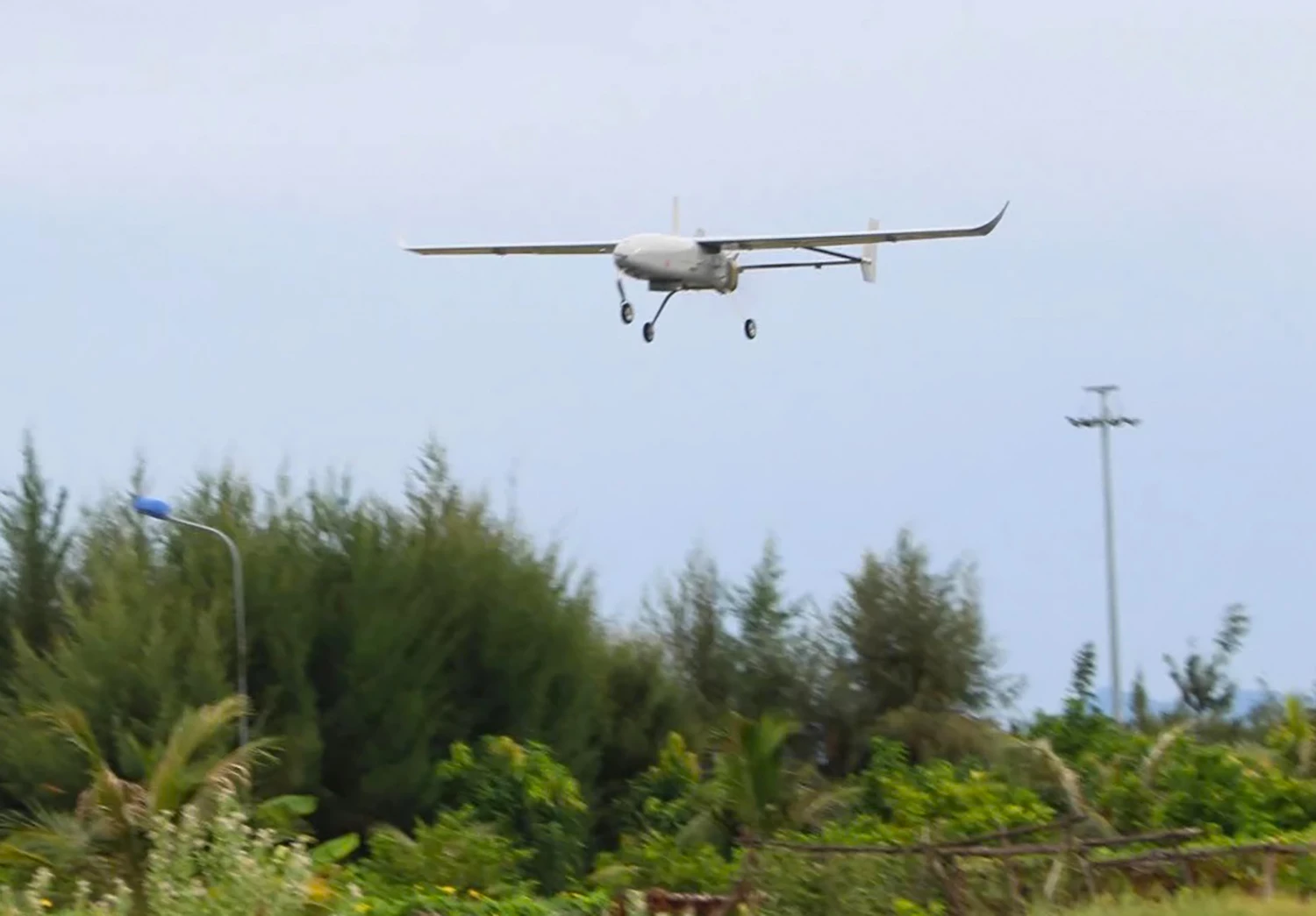 UAV Vua.SC-3G takes off.