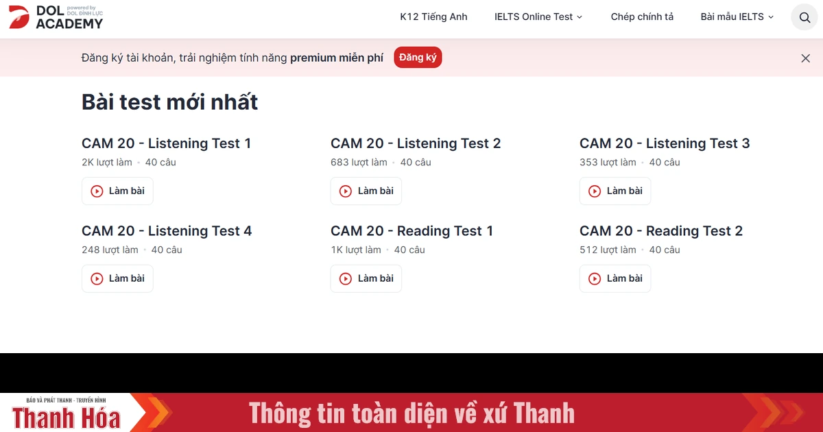 IELTS Online Test tại DOL Academy – Luyện thi chuẩn quốc tế ngay tại nhà