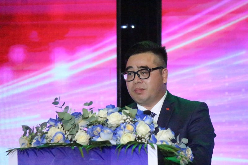 Ông Ngô Việt Trung – Cục trưởng Cục Quản lý, giám sát bảo hiểm (Bộ Tài chính), phát biểu tại hội nghị.